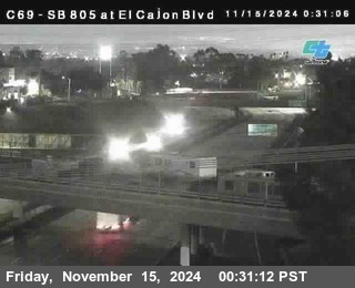 SB 805 at El Cajon Blvd (On Ramp)