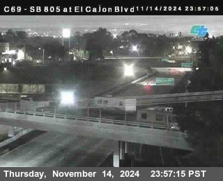 SB 805 at El Cajon Blvd (On Ramp)