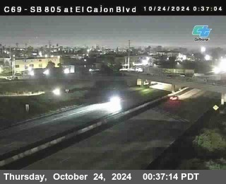 SB 805 at El Cajon Blvd (On Ramp)