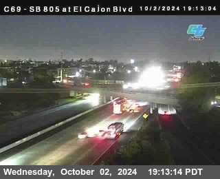 SB 805 at El Cajon Blvd (On Ramp)