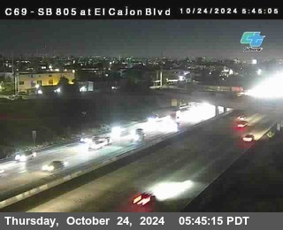 SB 805 at El Cajon Blvd (On Ramp)