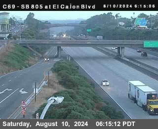 SB 805 at El Cajon Blvd (On Ramp)