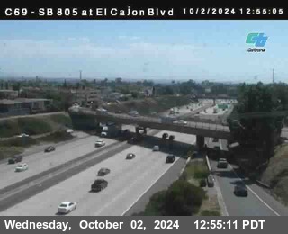 SB 805 at El Cajon Blvd (On Ramp)