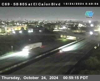 SB 805 at El Cajon Blvd (On Ramp)