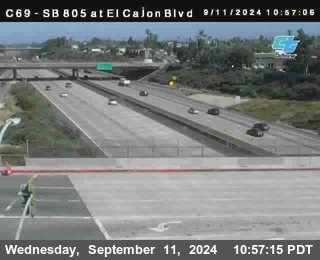 SB 805 at El Cajon Blvd (On Ramp)