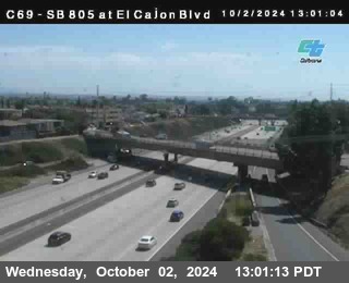 SB 805 at El Cajon Blvd (On Ramp)