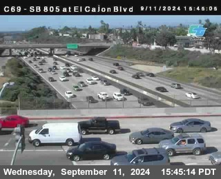 SB 805 at El Cajon Blvd (On Ramp)