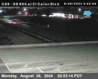 SB 805 at El Cajon Blvd (On Ramp)