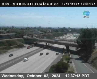 SB 805 at El Cajon Blvd (On Ramp)