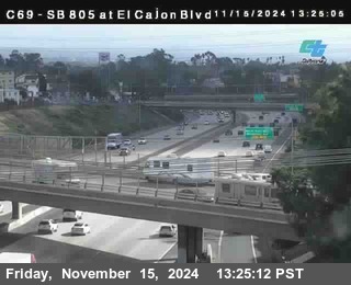 SB 805 at El Cajon Blvd (On Ramp)