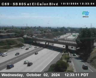 SB 805 at El Cajon Blvd (On Ramp)