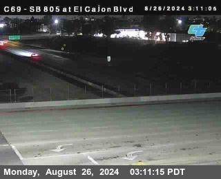 SB 805 at El Cajon Blvd (On Ramp)