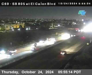 SB 805 at El Cajon Blvd (On Ramp)