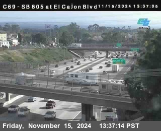 SB 805 at El Cajon Blvd (On Ramp)