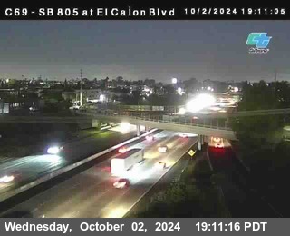 SB 805 at El Cajon Blvd (On Ramp)