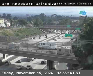 SB 805 at El Cajon Blvd (On Ramp)