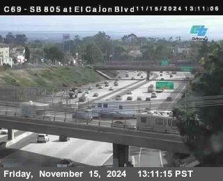 SB 805 at El Cajon Blvd (On Ramp)