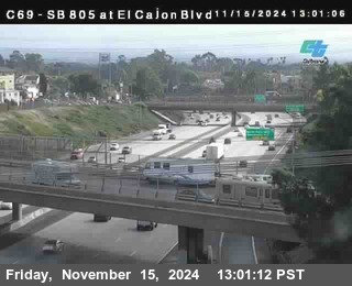 SB 805 at El Cajon Blvd (On Ramp)