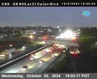 SB 805 at El Cajon Blvd (On Ramp)