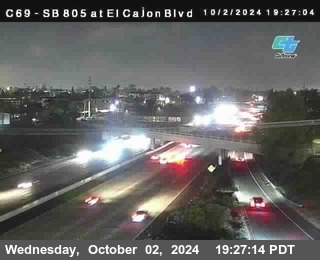 SB 805 at El Cajon Blvd (On Ramp)