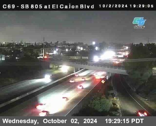 SB 805 at El Cajon Blvd (On Ramp)