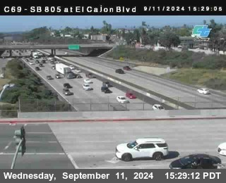 SB 805 at El Cajon Blvd (On Ramp)