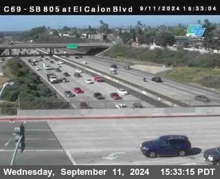 SB 805 at El Cajon Blvd (On Ramp)