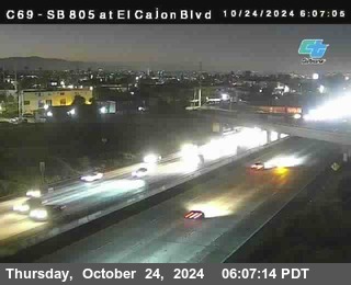 SB 805 at El Cajon Blvd (On Ramp)