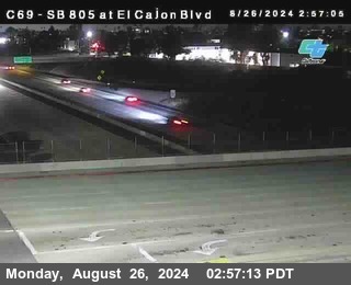 SB 805 at El Cajon Blvd (On Ramp)