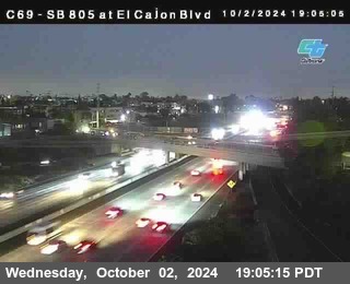 SB 805 at El Cajon Blvd (On Ramp)