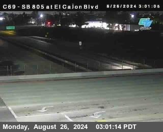 SB 805 at El Cajon Blvd (On Ramp)