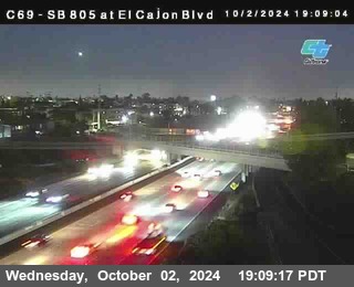 SB 805 at El Cajon Blvd (On Ramp)