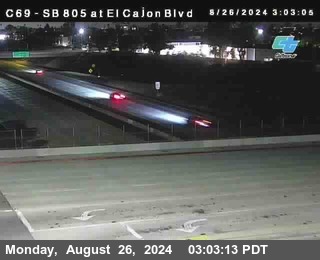 SB 805 at El Cajon Blvd (On Ramp)