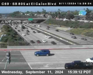 SB 805 at El Cajon Blvd (On Ramp)