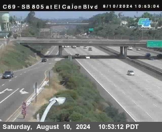 SB 805 at El Cajon Blvd (On Ramp)