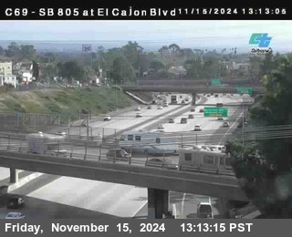 SB 805 at El Cajon Blvd (On Ramp)