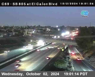 SB 805 at El Cajon Blvd (On Ramp)