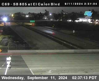 SB 805 at El Cajon Blvd (On Ramp)