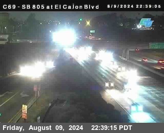 SB 805 at El Cajon Blvd (On Ramp)