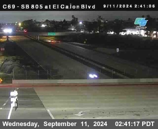 SB 805 at El Cajon Blvd (On Ramp)