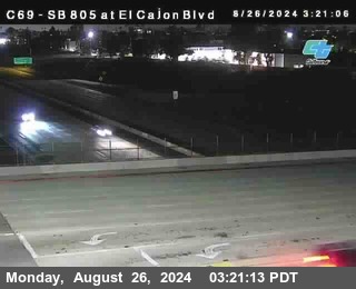 SB 805 at El Cajon Blvd (On Ramp)