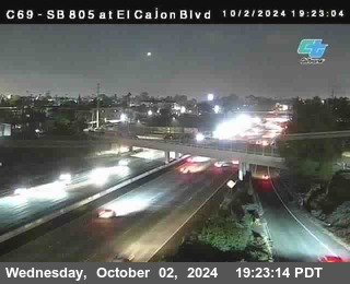 SB 805 at El Cajon Blvd (On Ramp)