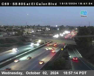 SB 805 at El Cajon Blvd (On Ramp)