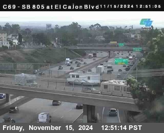 SB 805 at El Cajon Blvd (On Ramp)