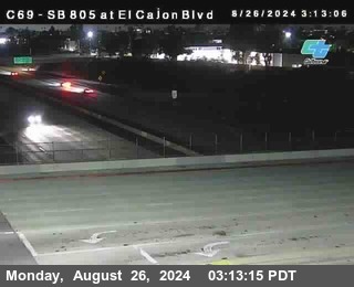 SB 805 at El Cajon Blvd (On Ramp)