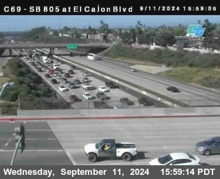 SB 805 at El Cajon Blvd (On Ramp)