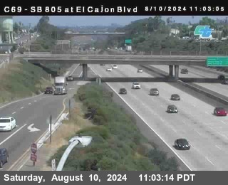 SB 805 at El Cajon Blvd (On Ramp)