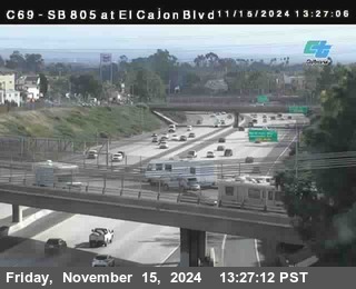 SB 805 at El Cajon Blvd (On Ramp)