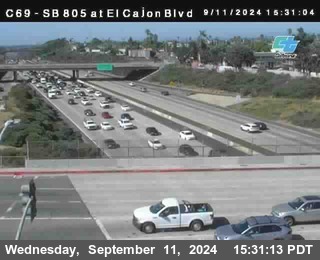 SB 805 at El Cajon Blvd (On Ramp)