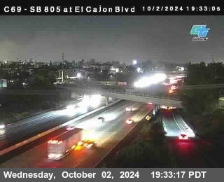 SB 805 at El Cajon Blvd (On Ramp)